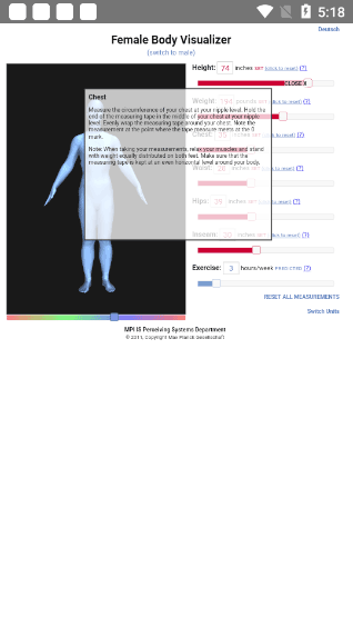 bodyvisualizer身材模拟器