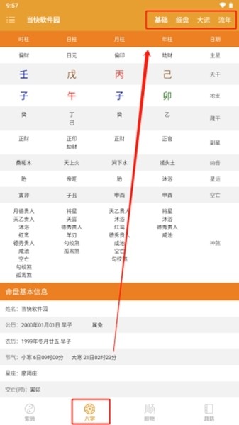 八字排盘使用教程图片5