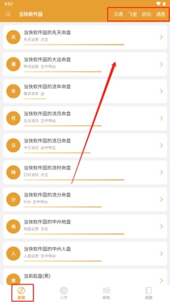 八字排盘使用教程图片4