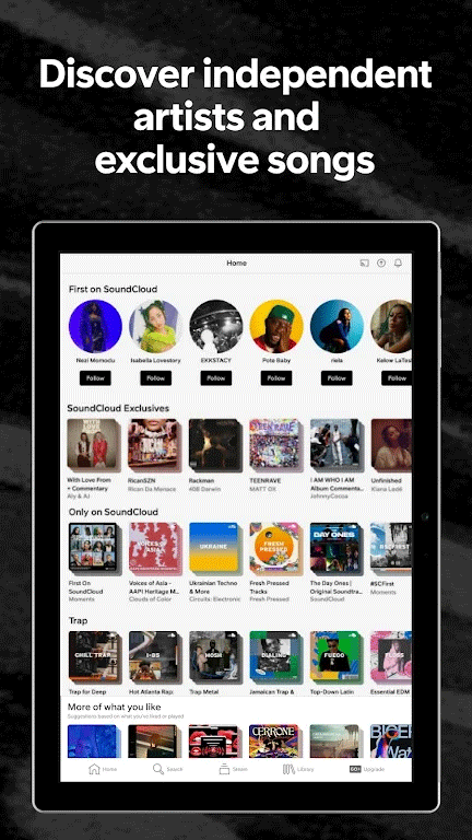 soundcloud app截图1