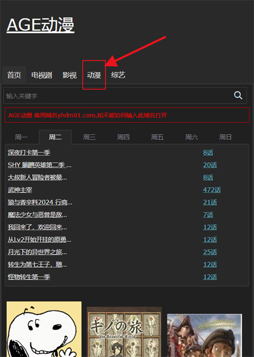 age动漫