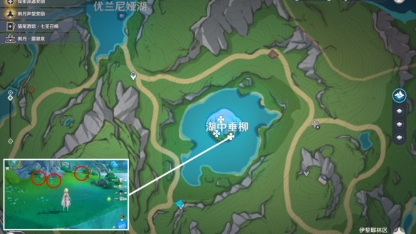 原神湖光铃兰采集路线图一览