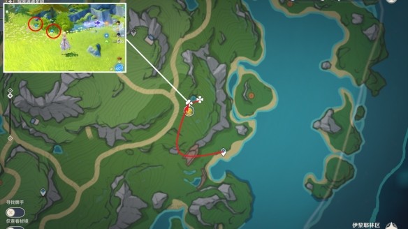 原神湖光铃兰采集路线图一览