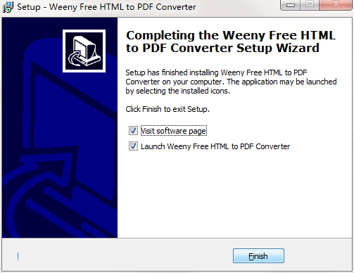 Weeny Free HTML to PDF Converter